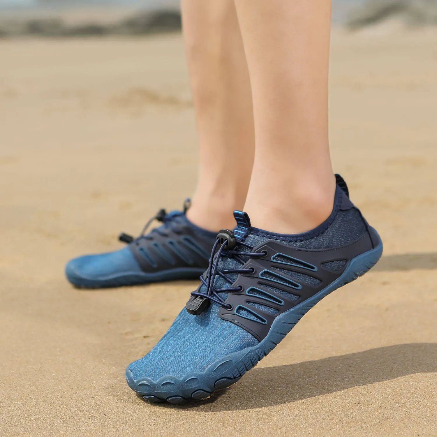 Outdoor-Strandschuhe, Fünf-Finger-Schuhe zum Schwimmen, Tauchen, Wat- und Flussverfolgungsschuhe, rutschfeste Barfußschuhe für Sport und Fitness