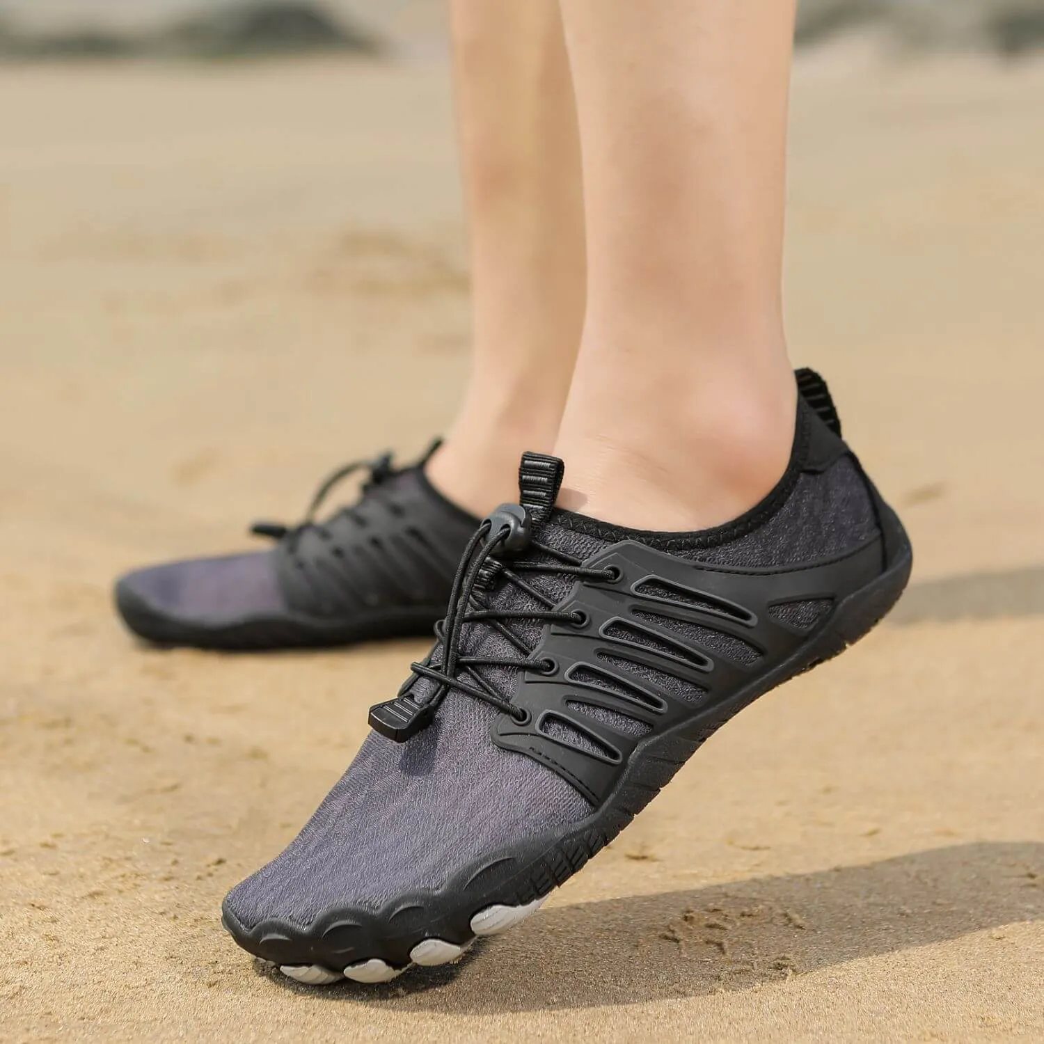 Outdoor-Strandschuhe, Fünf-Finger-Schuhe zum Schwimmen, Tauchen, Wat- und Flussverfolgungsschuhe, rutschfeste Barfußschuhe für Sport und Fitness