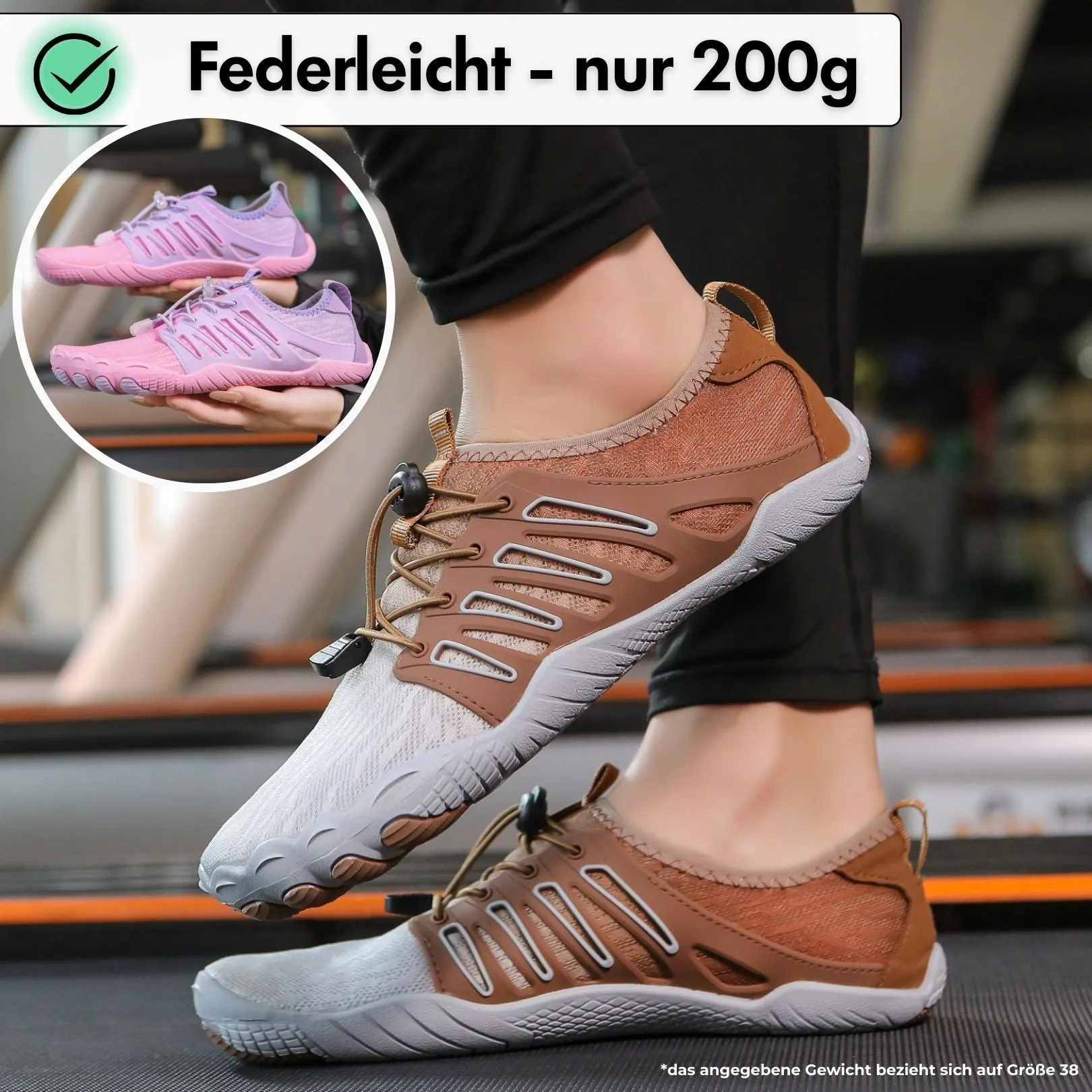 Outdoor-Strandschuhe, Fünf-Finger-Schuhe zum Schwimmen, Tauchen, Wat- und Flussverfolgungsschuhe, rutschfeste Barfußschuhe für Sport und Fitness