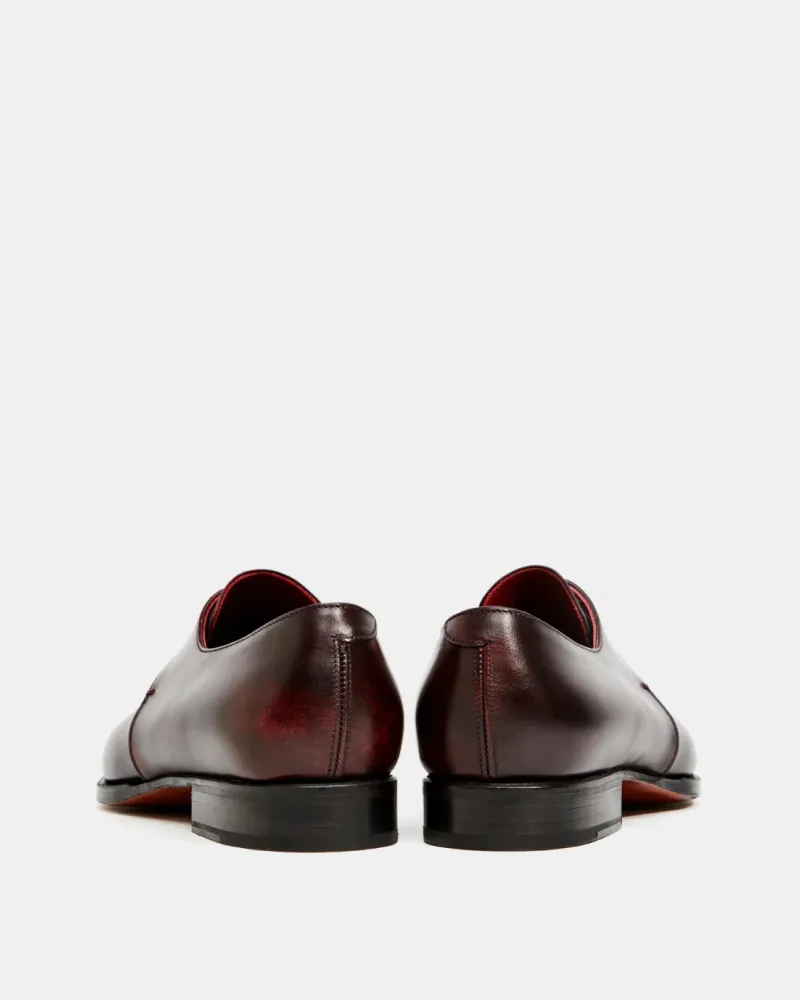 Oxblood Leather Derby Dress Shoe