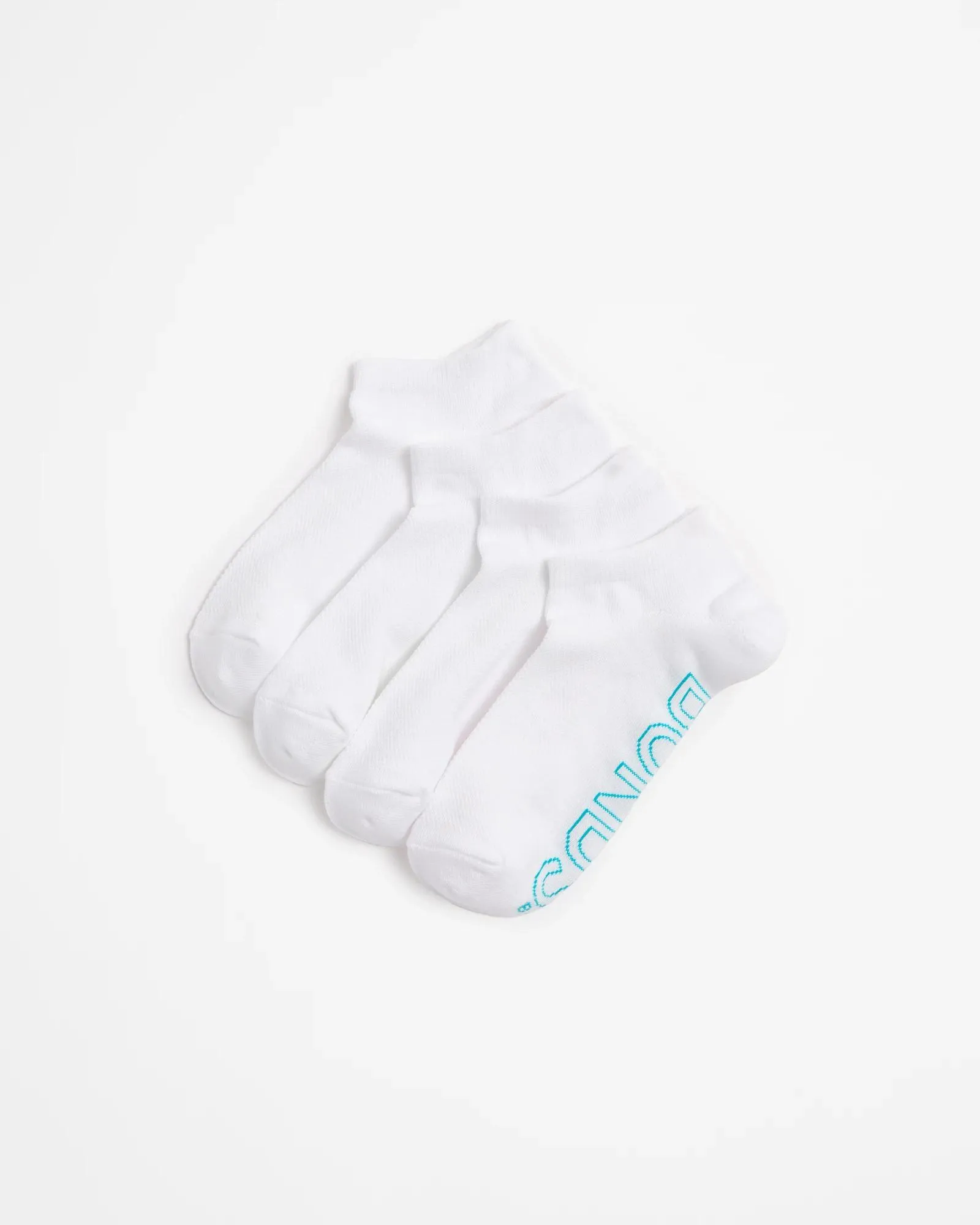 popular  Bonds 4 Pack Australian Cotton Blend Lightweight Low Cut Socks - White