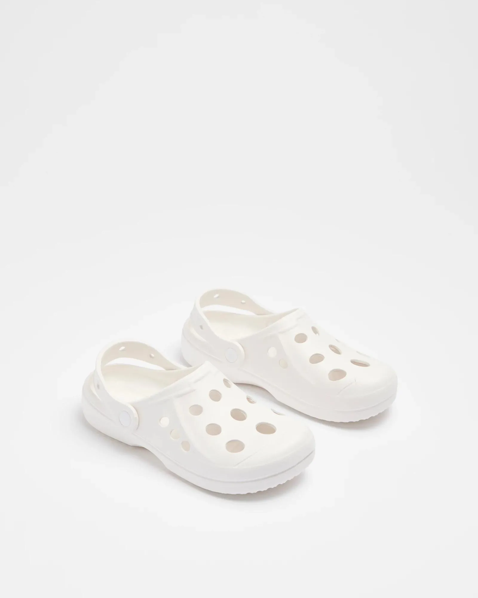 popular  Girls Youth Clog - White