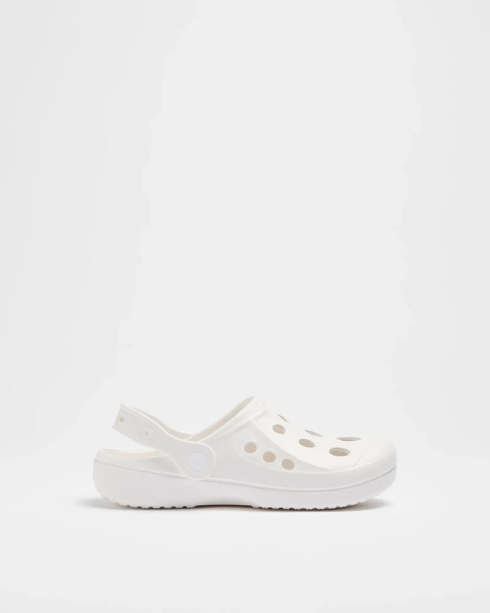 popular  Girls Youth Clog - White