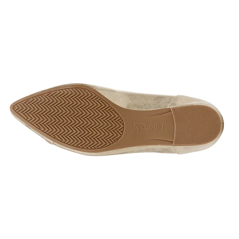 Promise Metallic Slip On Flats