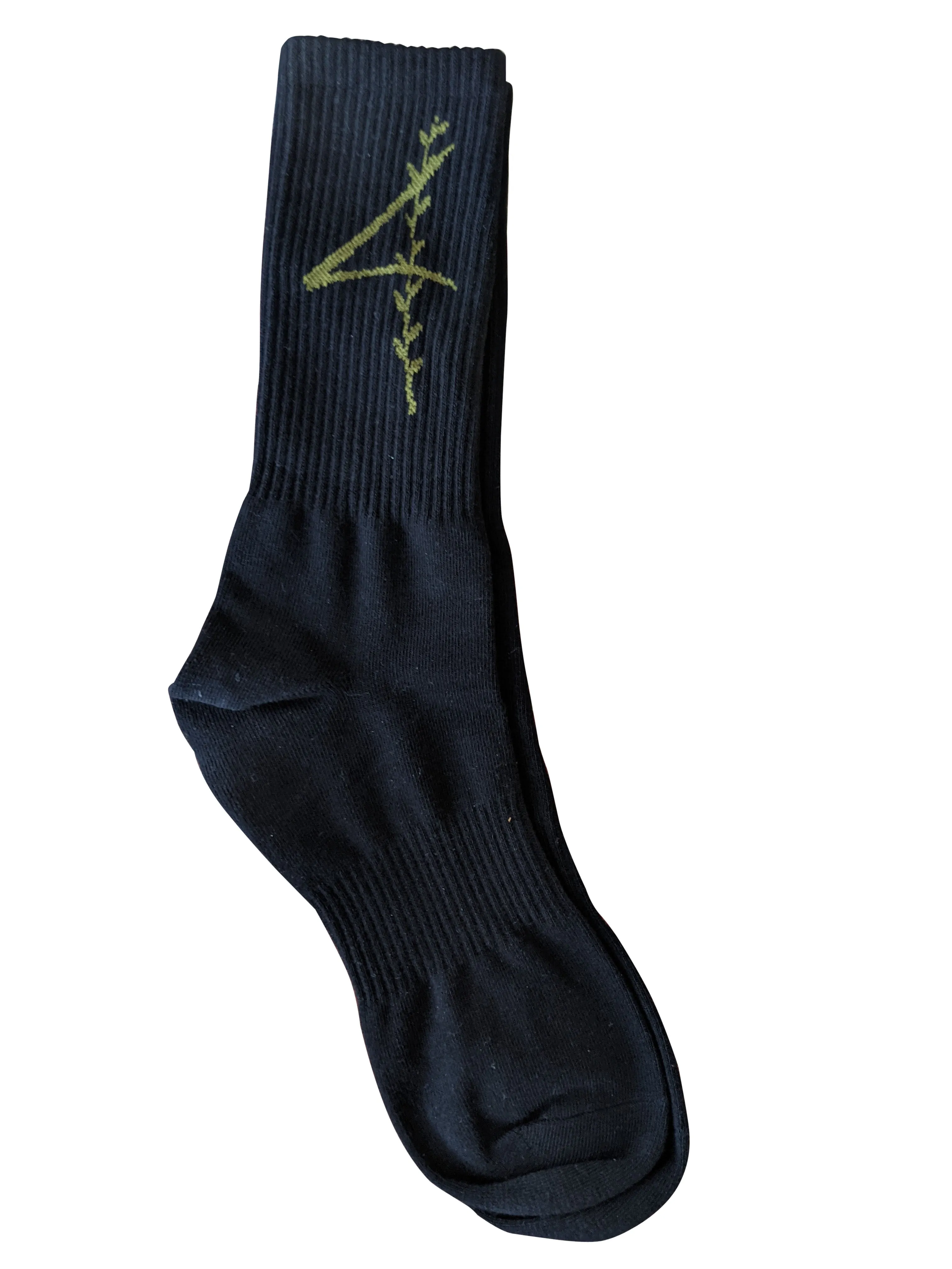 "4" rth Black Sport Socks