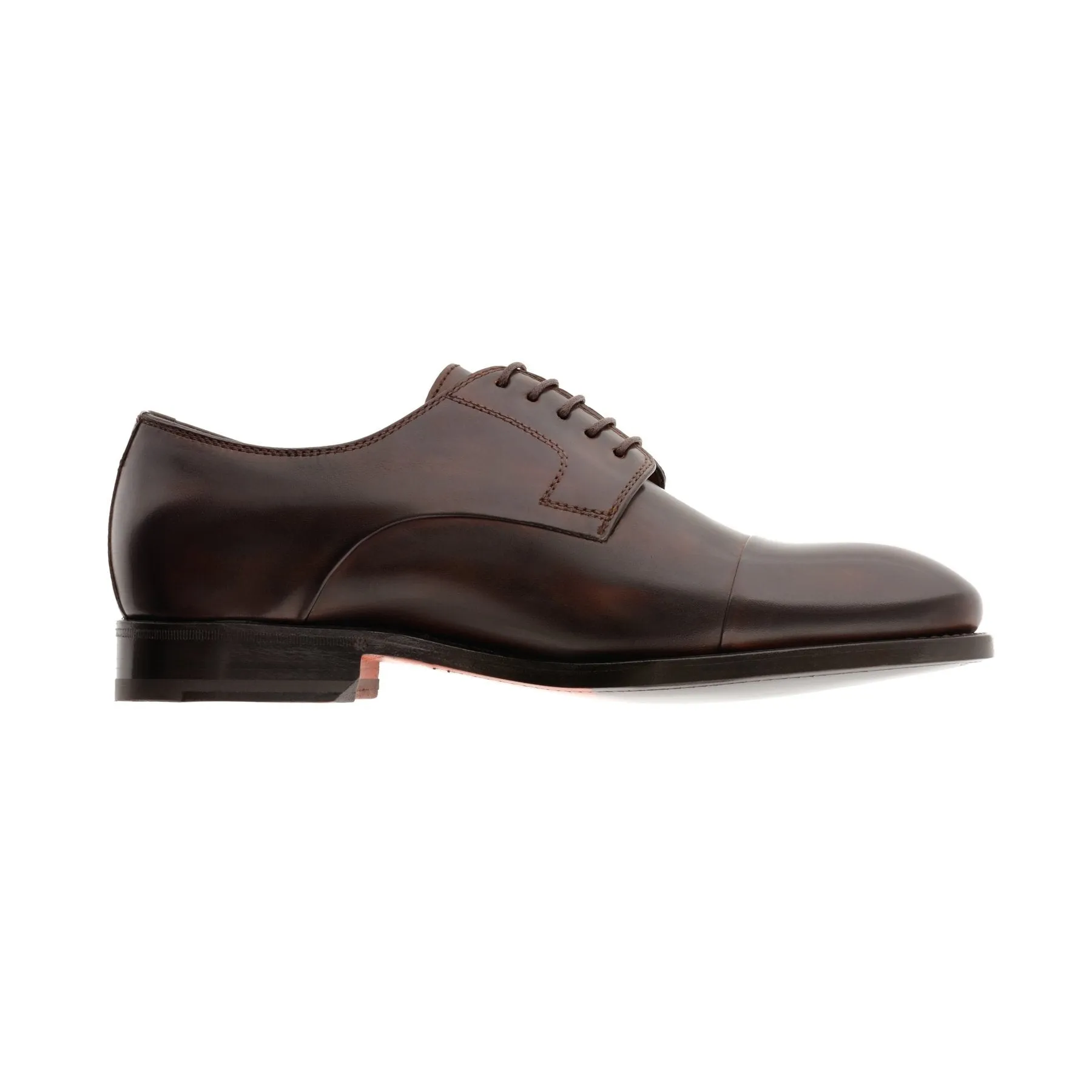 "Tornabuoni" Five-Eyelet Derby with Folded-Edge Cap Toe