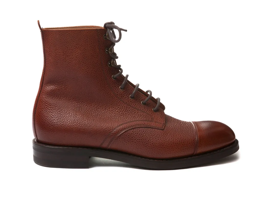 Regent - 'Jason' Derby Boot - Mahogany Grain Boot