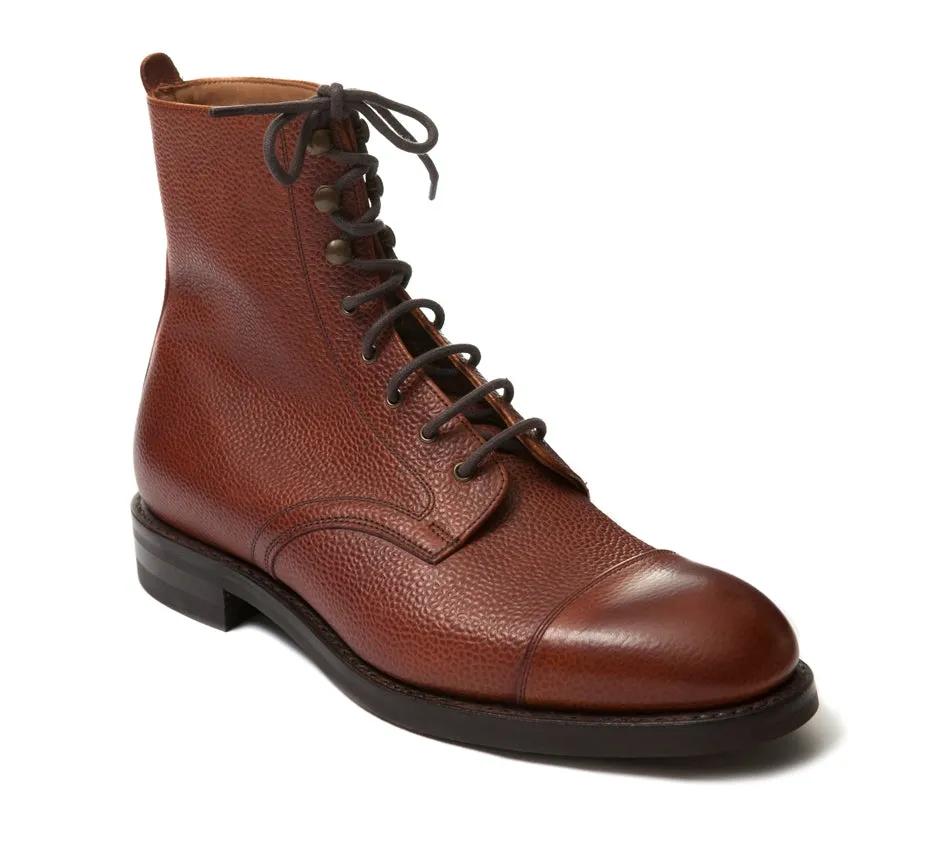 Regent - 'Jason' Derby Boot - Mahogany Grain Boot