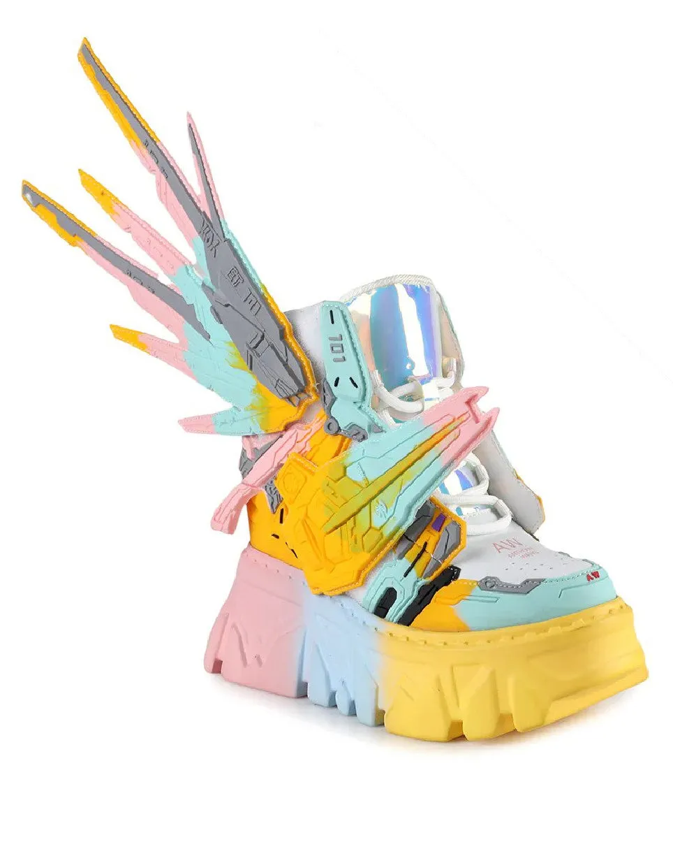 Robo Kid Platform Wedge Sneakers