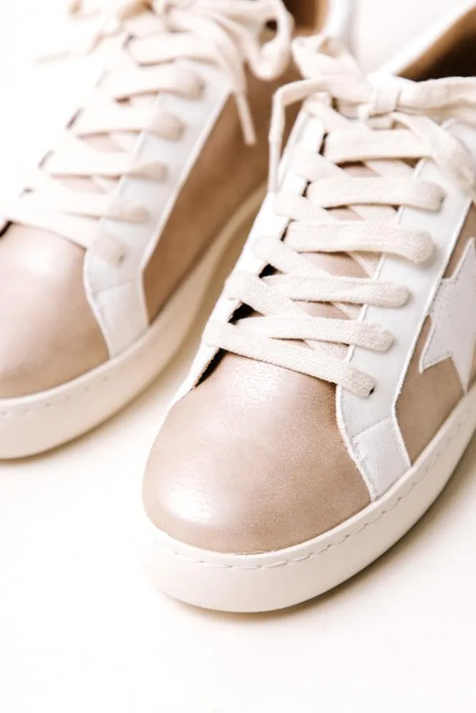 Rose Gold Star Sneakers