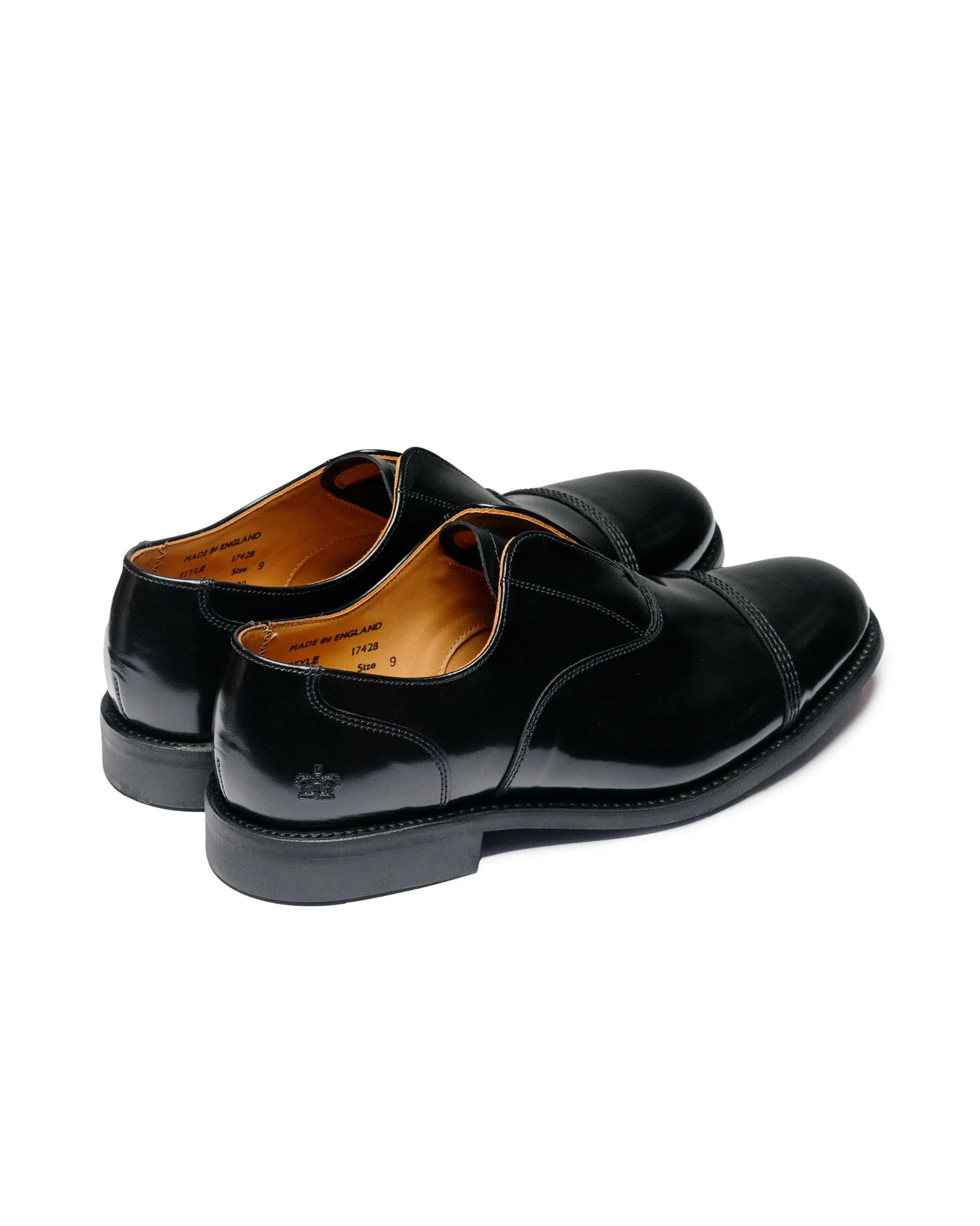 Sanders 1742B No Lace Shoe Black