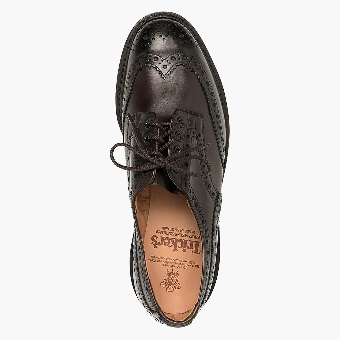 Scarpa TRICKER'S Bourton Country Shoe in Pelle Testa di Moro