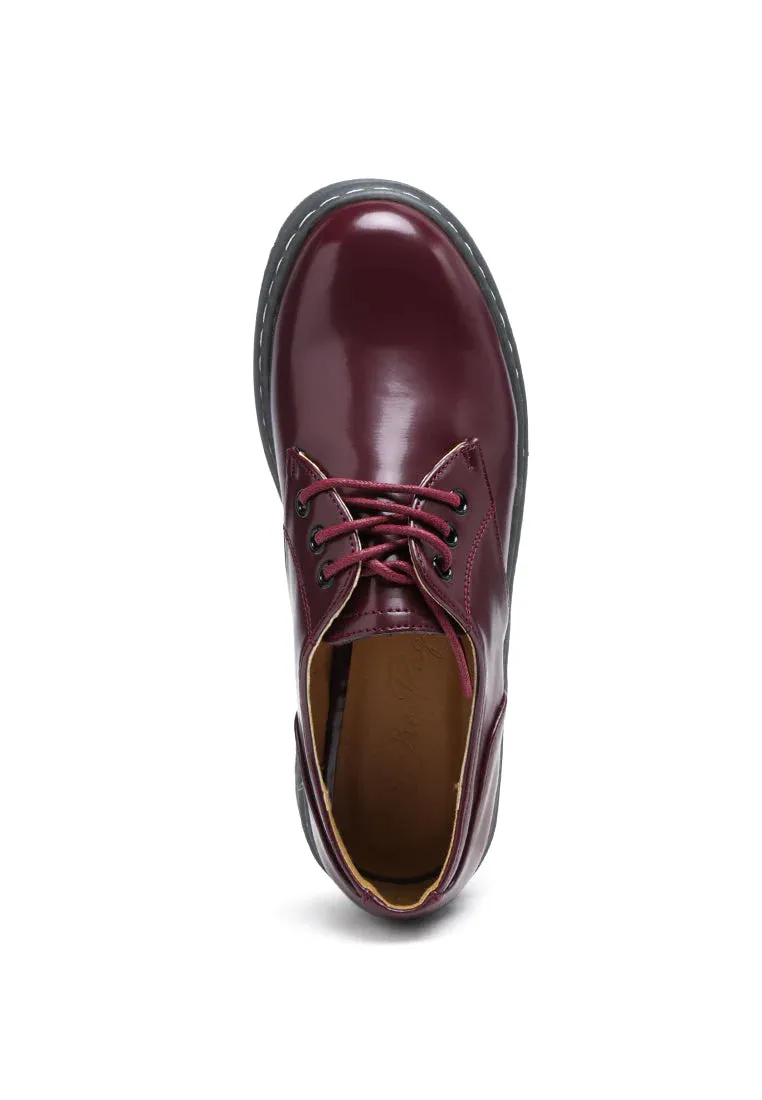 Shanks Oxford Patent Pu Shoes