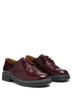 Shanks Oxford Patent Pu Shoes