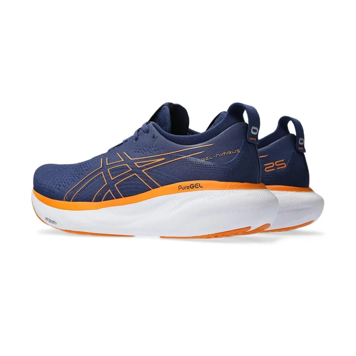 Shoes Asics Gel Nimbus 25 Blue Orange