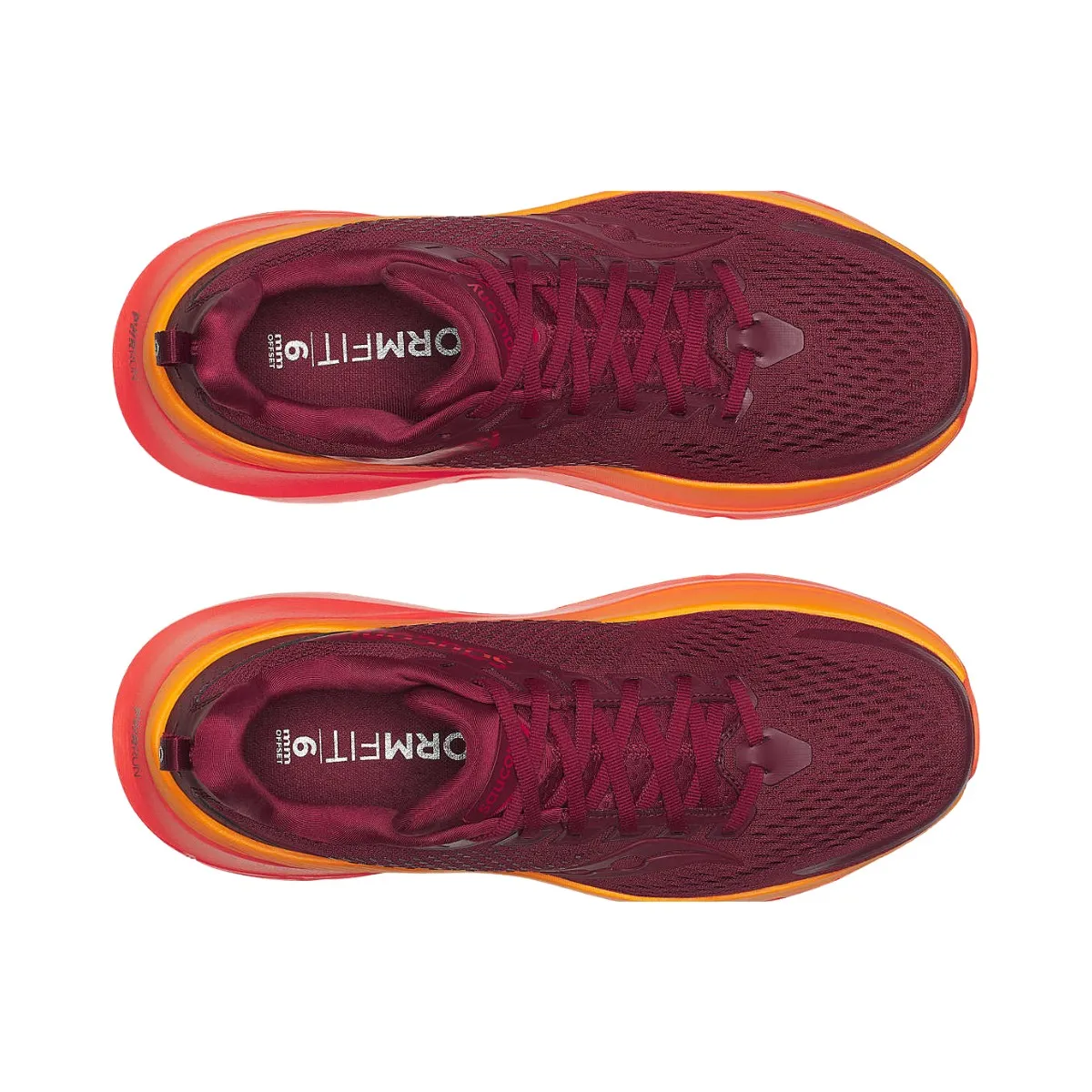 Shoes Saucony Guide 17 Burgundy Orange AW24