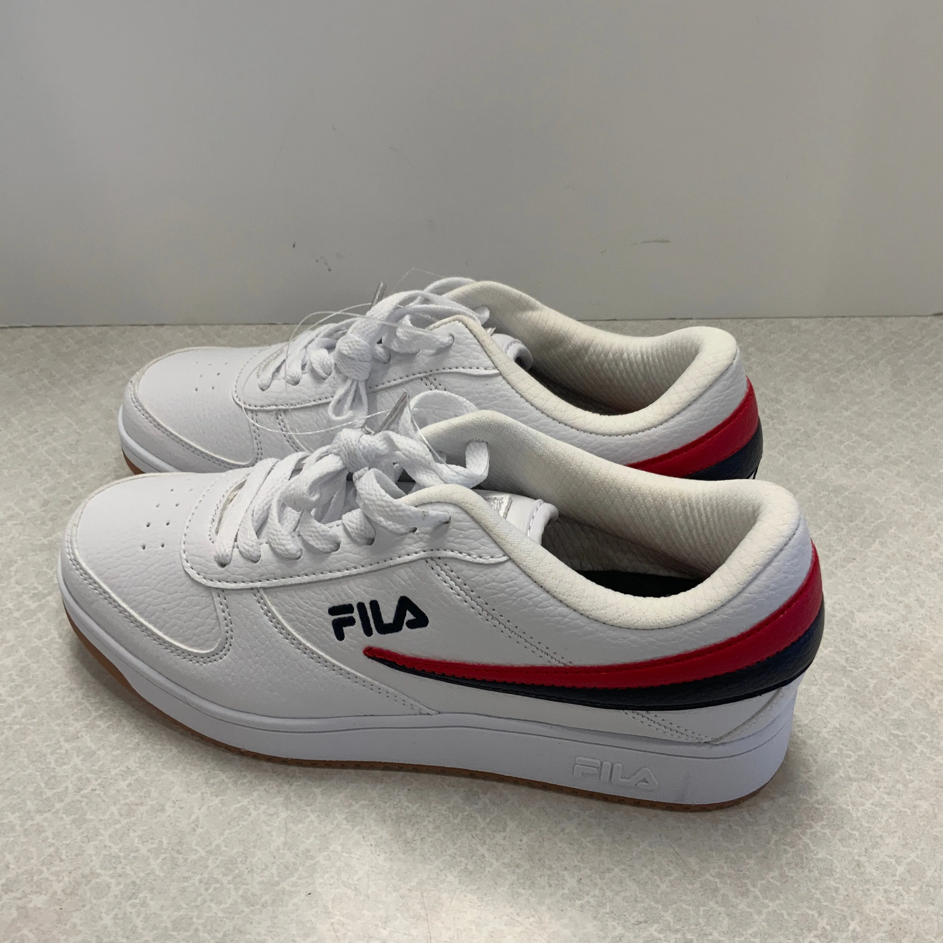 Shoes Sneakers Platform By Fila In White, Size: 10