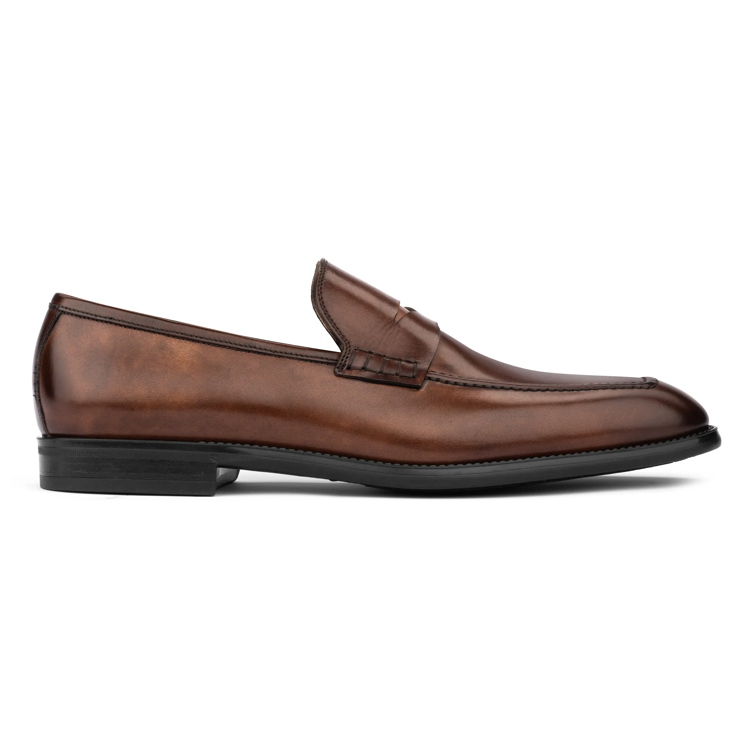 Sicily Burnished Brown Calf Slip On