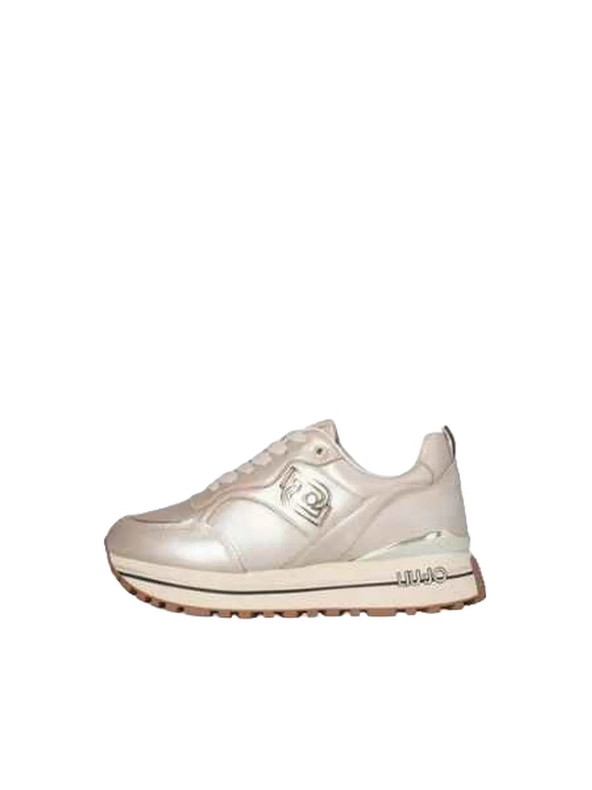 Sneaker Donna LIU JO SHOES - Liu Jo Maxi Wonder 73 - Sneaker Metallic Brushed C - Oro