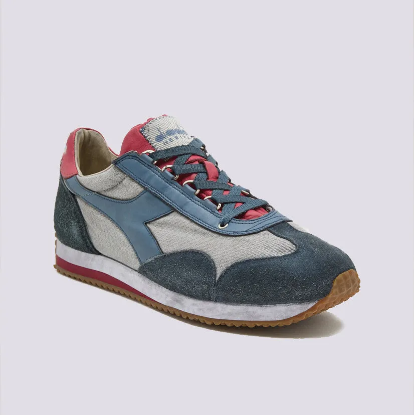 SNEAKERS EQUIPE H DIRTY STONE WASH EVO GRIGIO E BLU