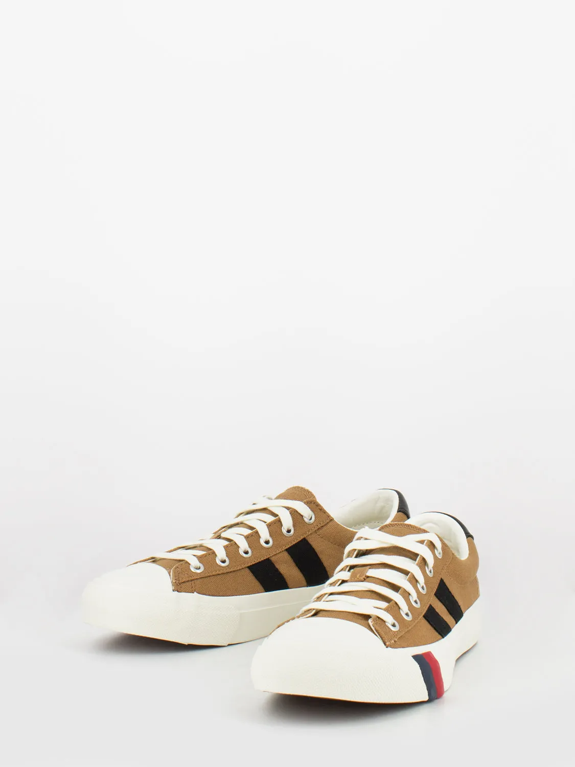 Sneakers Royal Plus canvas tan / black