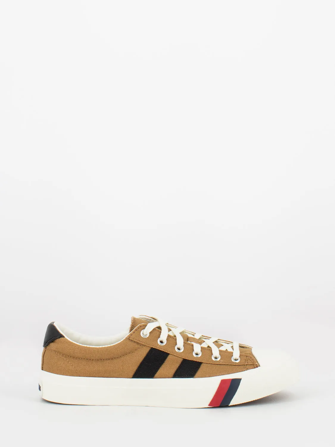 Sneakers Royal Plus canvas tan / black