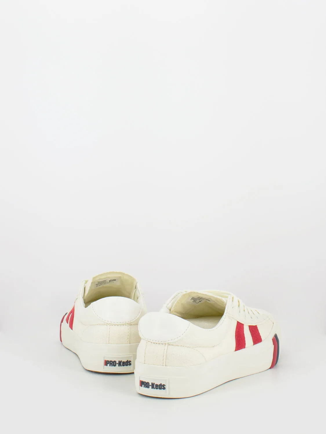 Sneakers Royal Plus canvas white / red