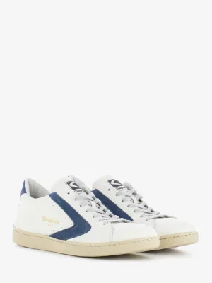 Sneakers Tournament nappa e suede bianco / baltic