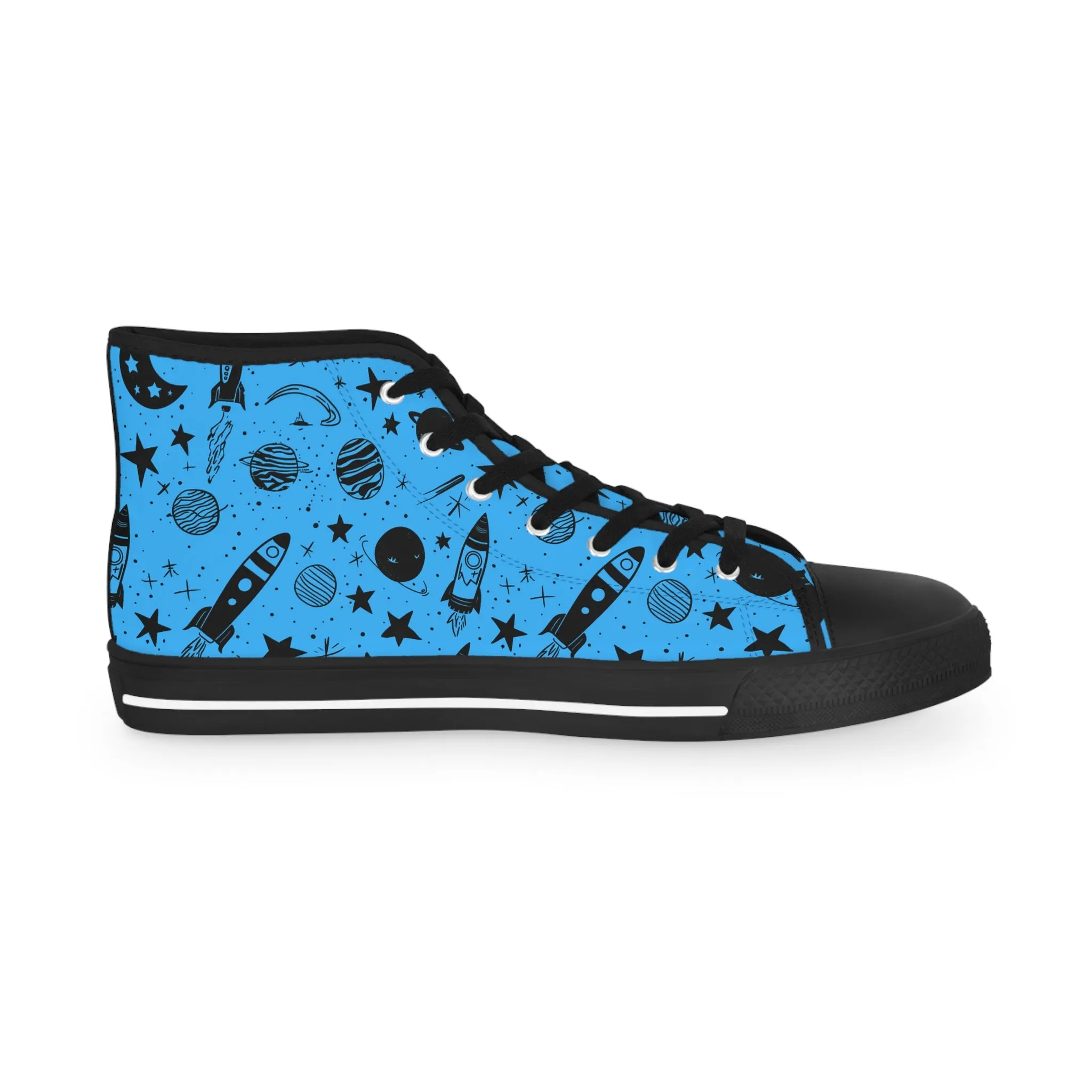 Space Man  -  Men's High Top Sneakers - China Only