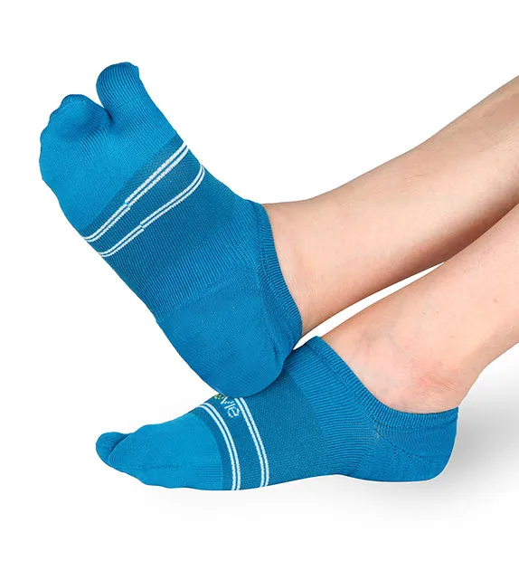 Split Toe Everyday Plus Lightweight Invisible Footies Socks - 8 Pack