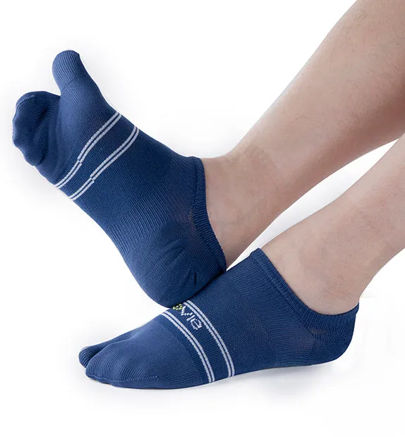 Split Toe Everyday Plus Lightweight Invisible Footies Socks - 8 Pack