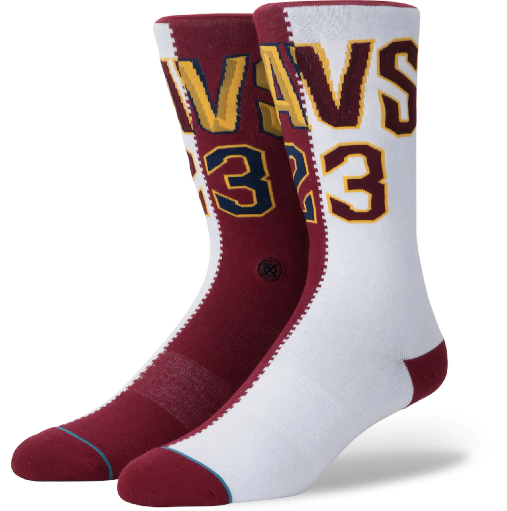 Stance NBA James Split Jersey Socks - Blue