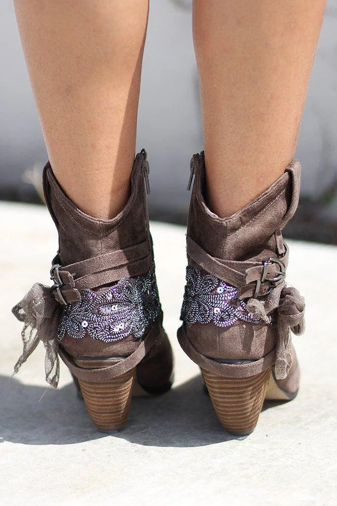 Stash Taupe Booties