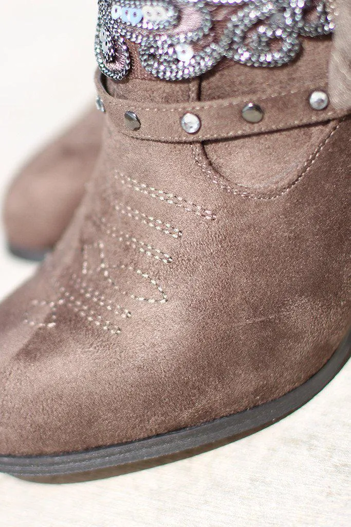 Stash Taupe Booties