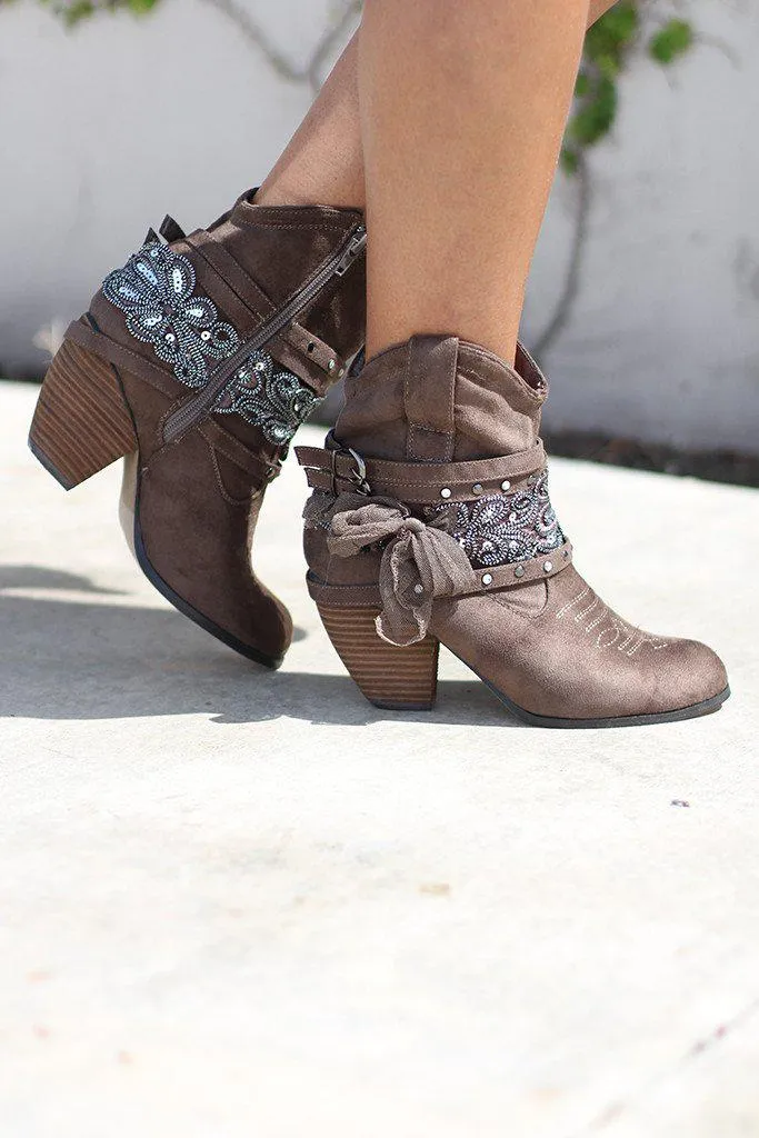 Stash Taupe Booties