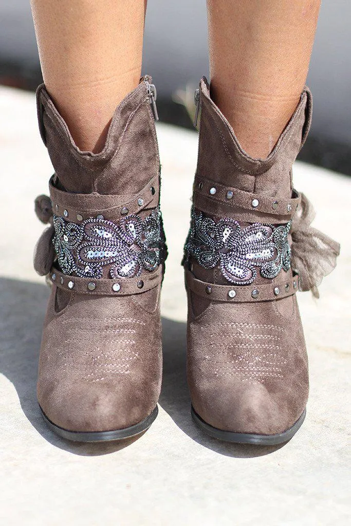 Stash Taupe Booties