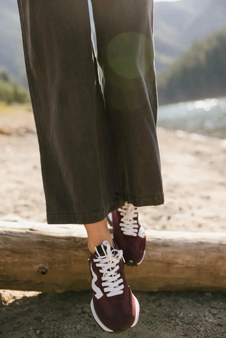 Steve Madden Campo Sneakers in Burgundy