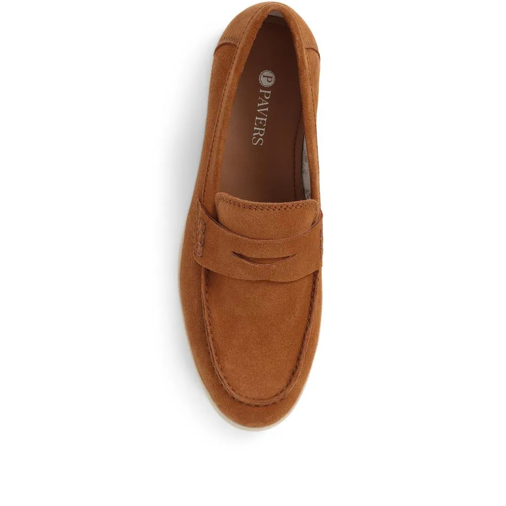 Suede Slip-On Loafers  - JFOOT39007 / 325 149