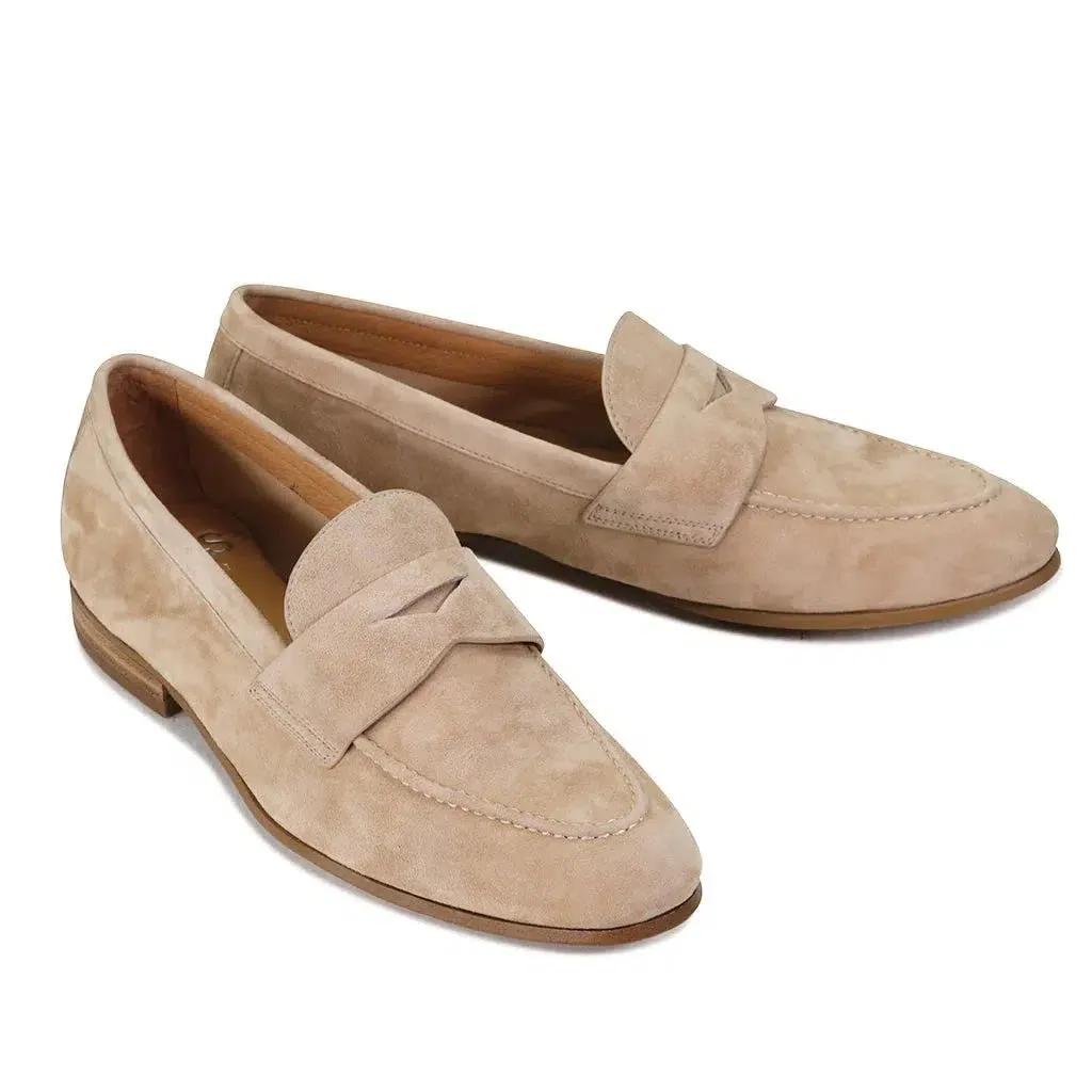 SUEDED PENNY LOAFER