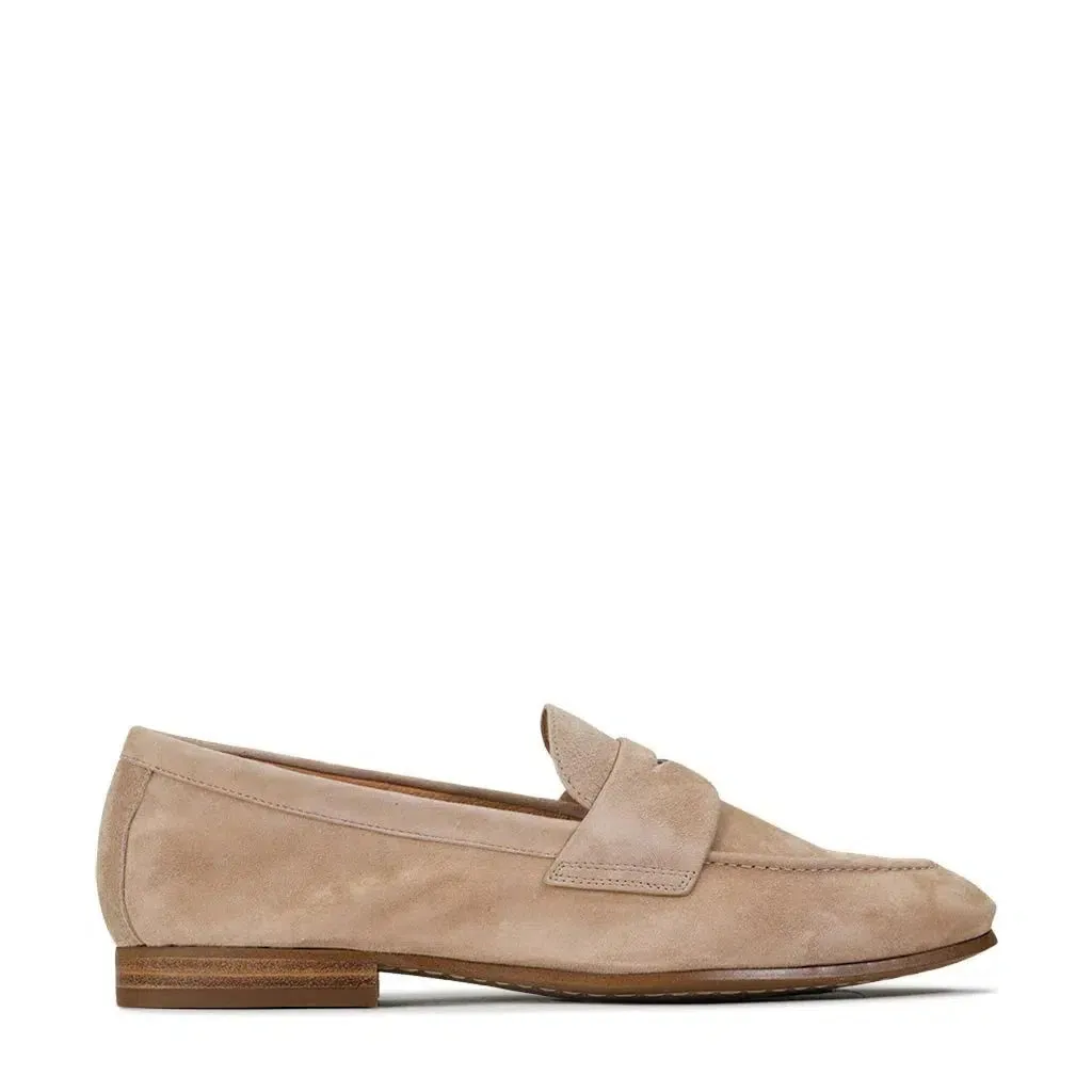 SUEDED PENNY LOAFER