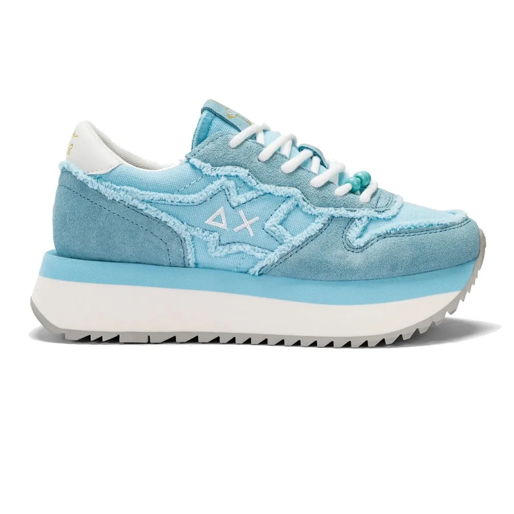 SUN68 Sneakers donna Big Stargirl Canvas Z34216 05 Azzurro