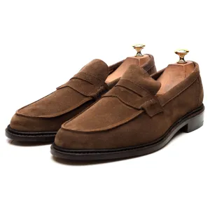 Sunspel Brown Suede Loafers UK 9