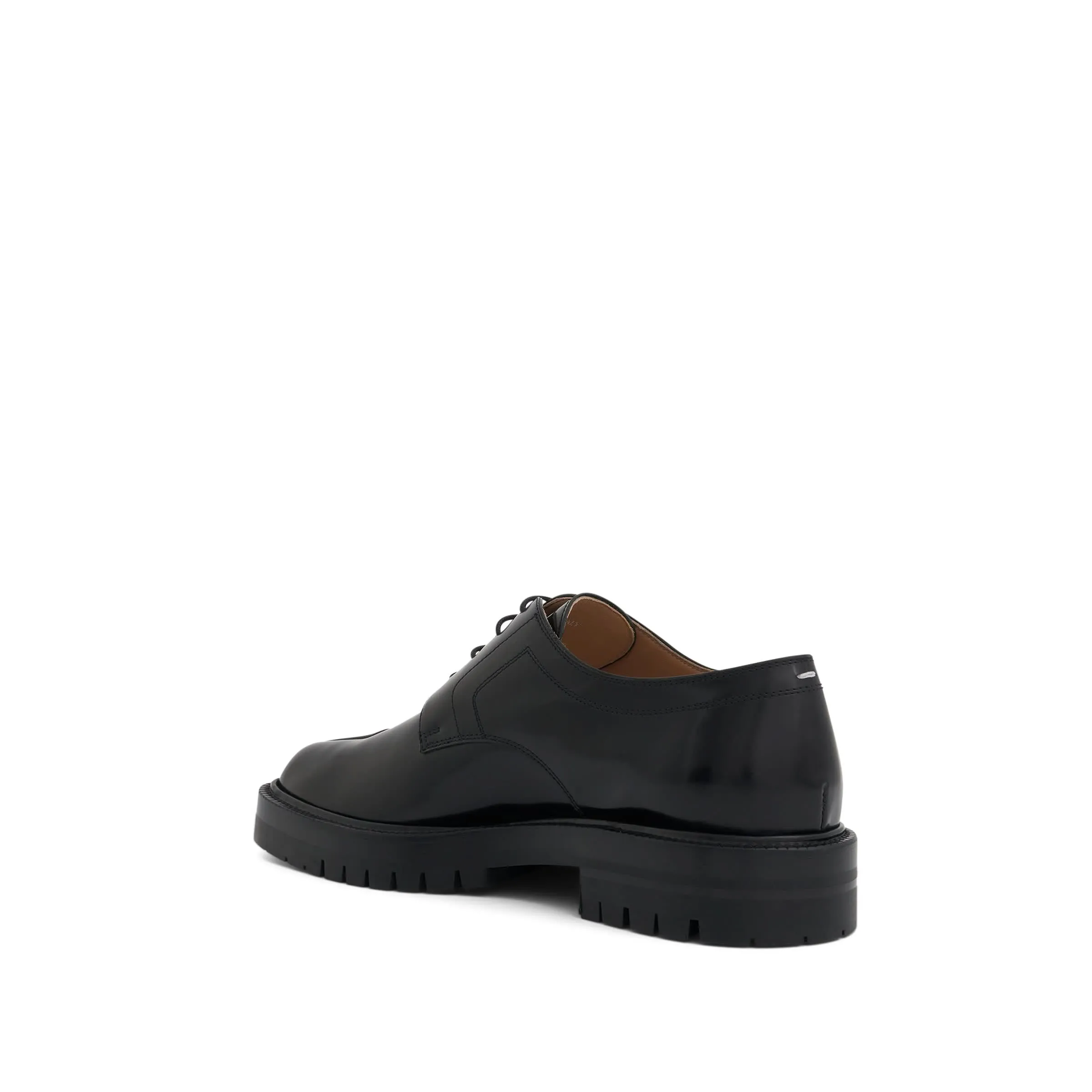 Tabi Lace-Ups Chunky Sole in Black