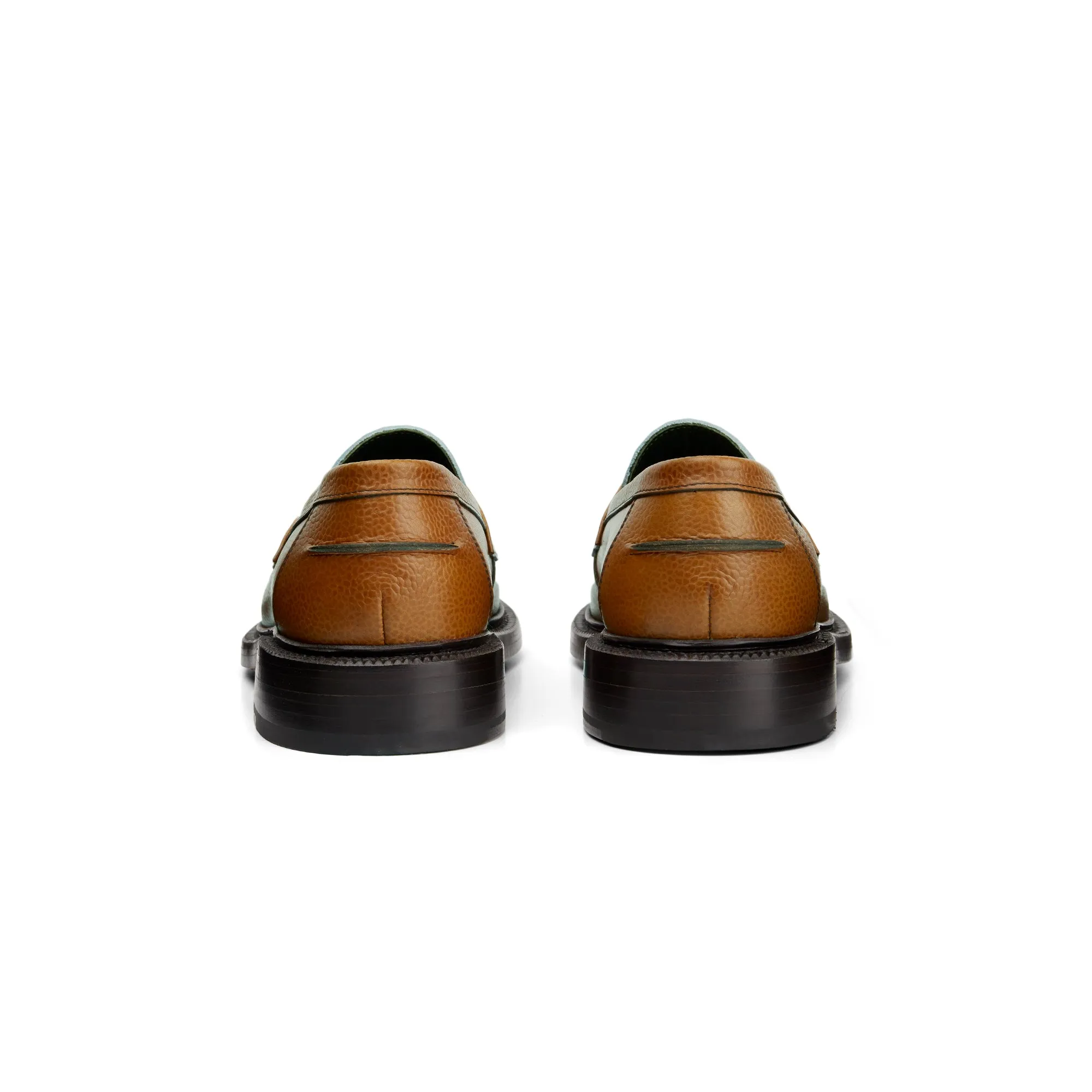 The Ellis Penny Loafer, Acorn/White