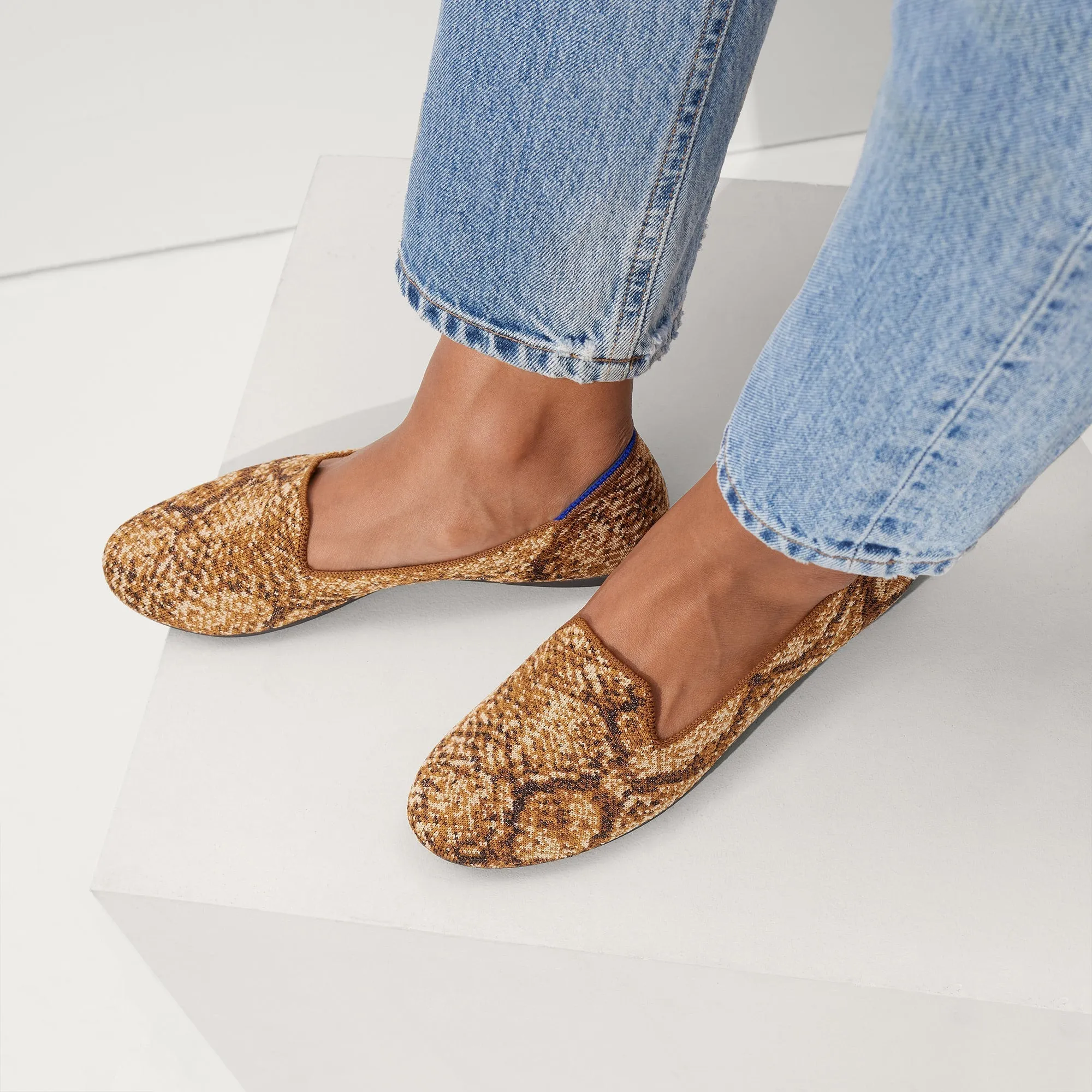 The Loafer - Bronze Metallic Python