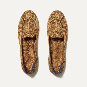 The Loafer - Bronze Metallic Python