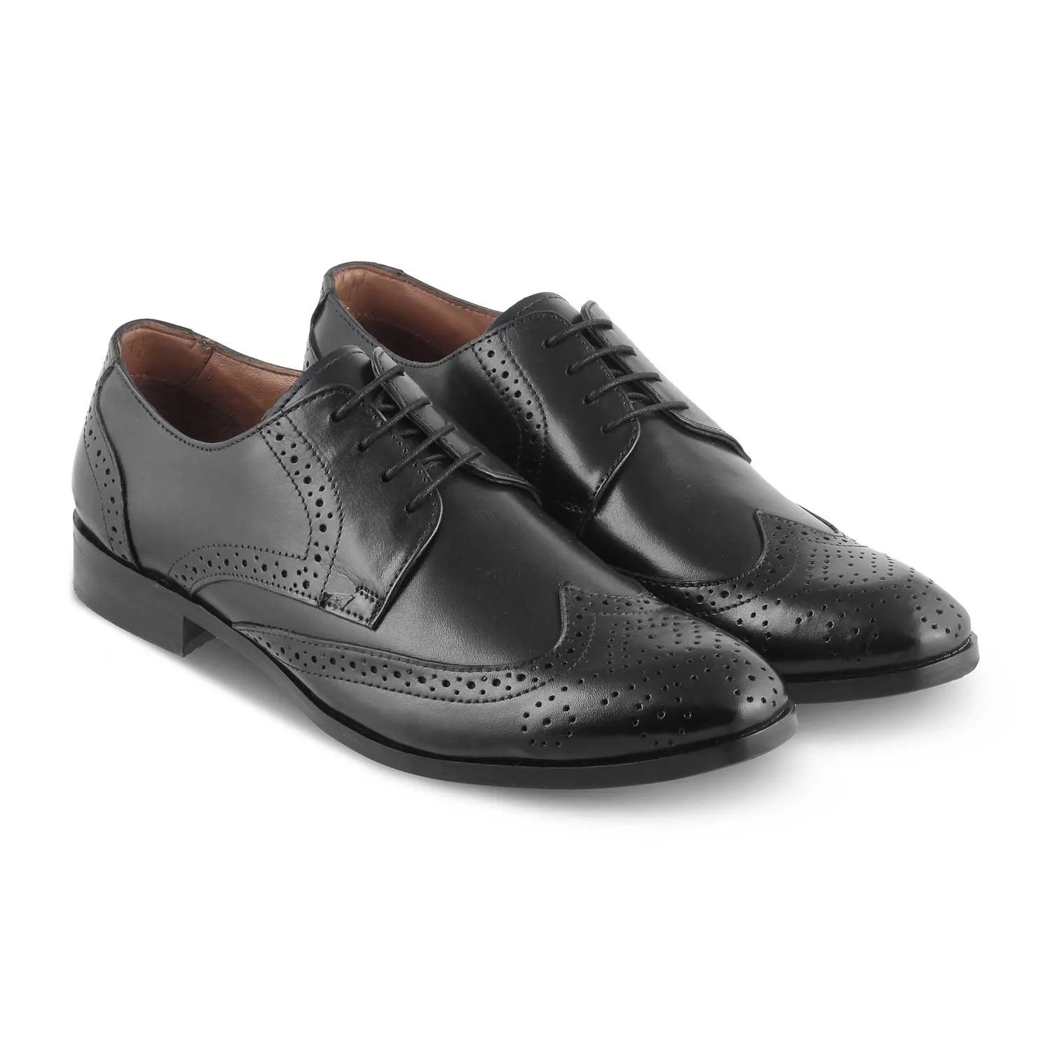 The Shell Black Men's Derby Lace Ups Tresmode