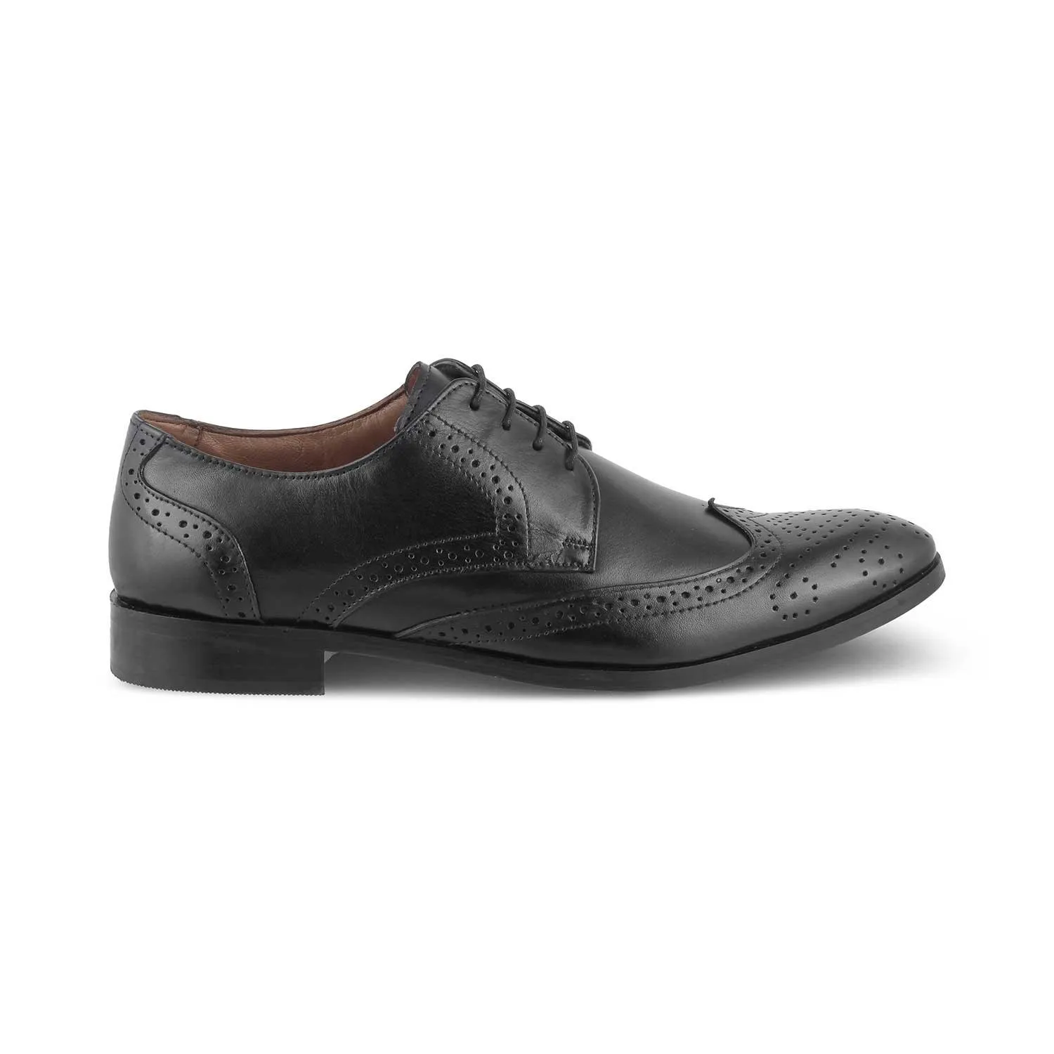 The Shell Black Men's Derby Lace Ups Tresmode