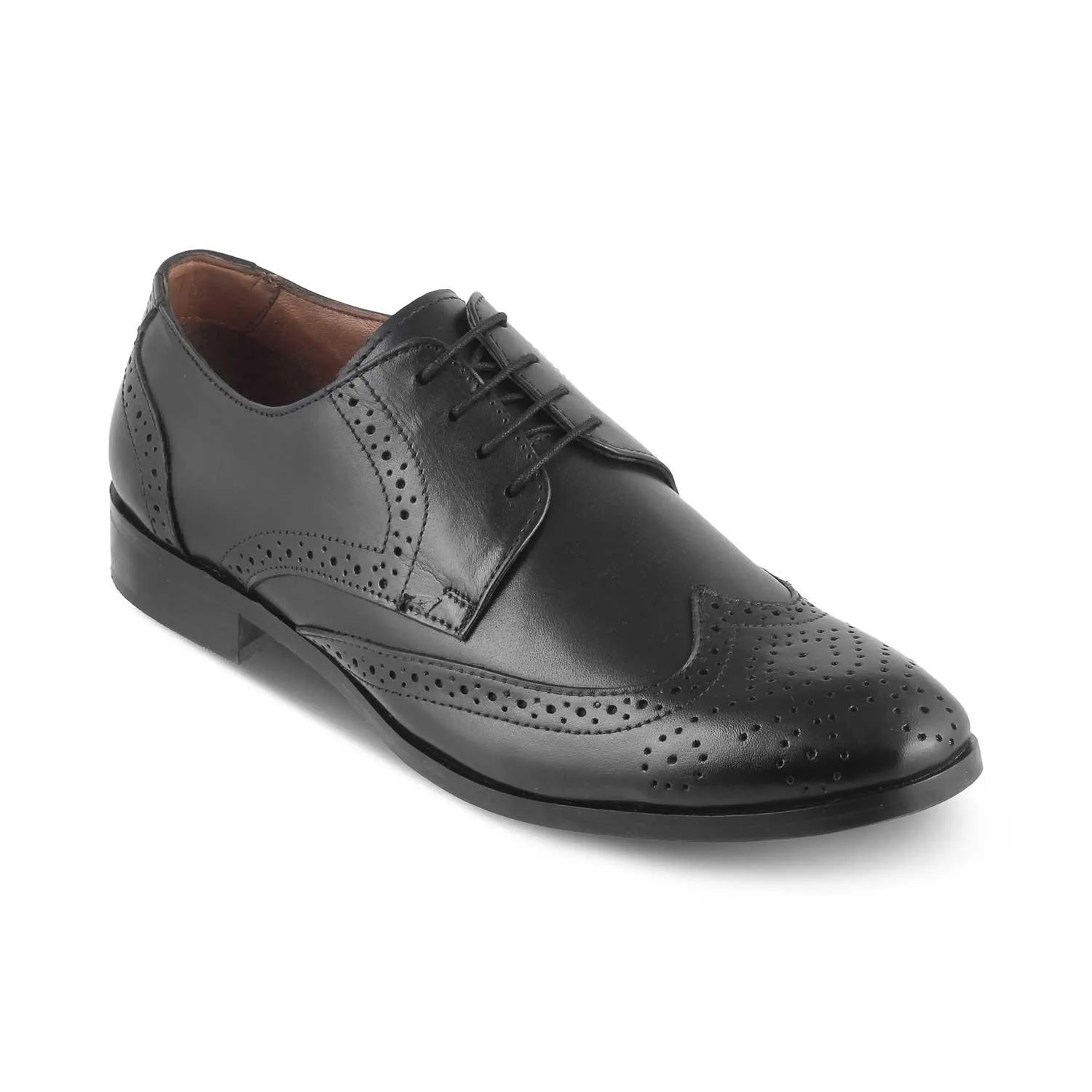 The Shell Black Men's Derby Lace Ups Tresmode