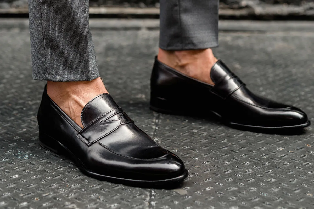 The Stewart Penny Loafer - Nero